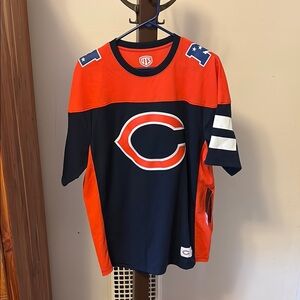 NWT OTS embroidered Chicago Bears shirt sleeve shirt L